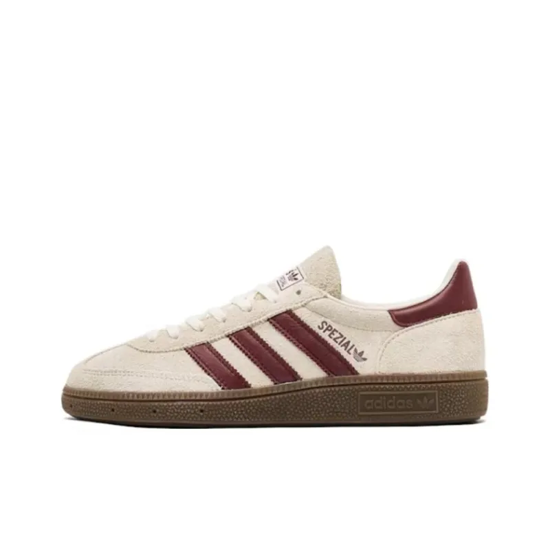 Adidas Handball Spezial Off White Collegiate Burgundy Women's-0