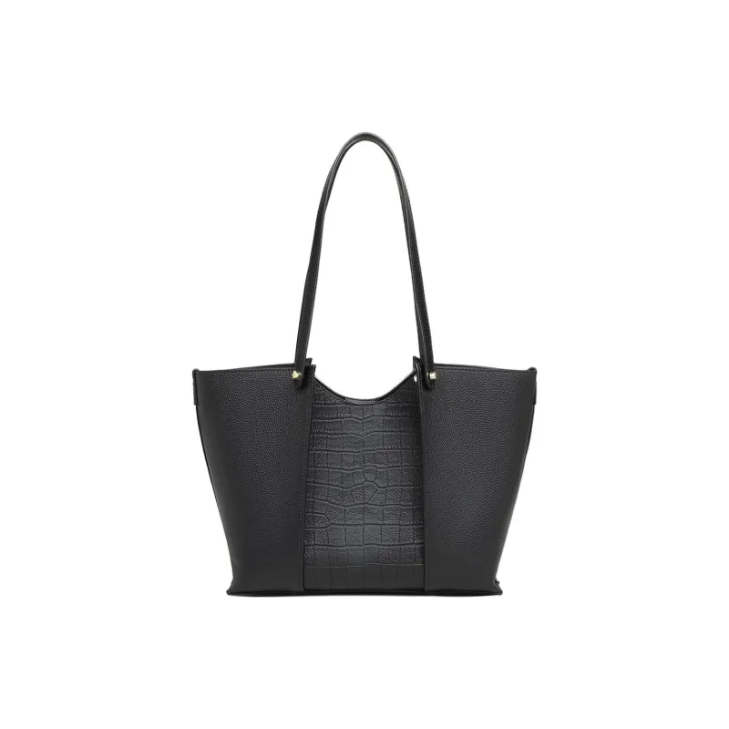 MILLIE'S Cow Leather Shoulder Bag Handbag Shoulder Bag Regular Women's Elephant Gray/Black-9
