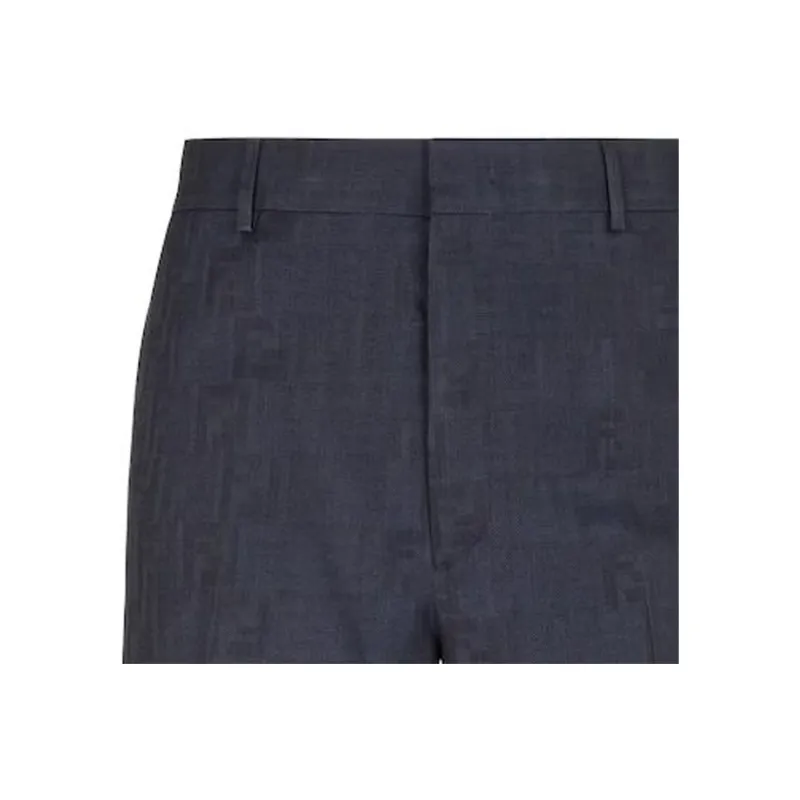 FENDI FW23 Casual Shorts Men's Blue-4