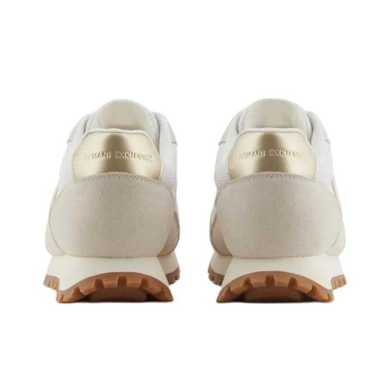 ARMANI EXCHANGEAE Low Top Casual Shoes Women's Greige-2