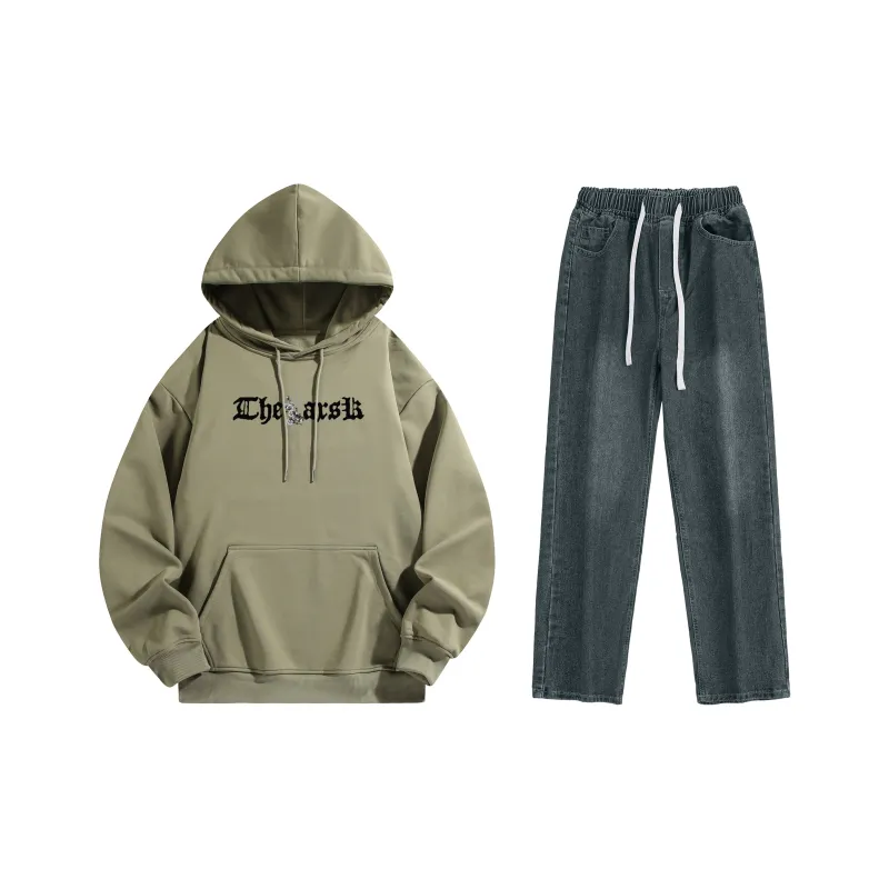 A.X.S.K Sweatshirt Sets Unisex-267