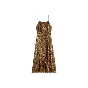 CELINE Slip Dress Women's Umber