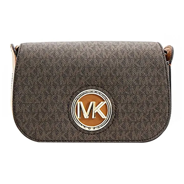 MICHAEL KORS Samira Leather Shoulder Bag Crossbody Bag Regular Women's Umber & Brown-0