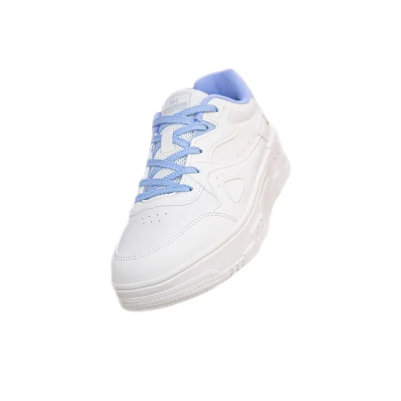 361° Life Collection Anti Slip Wear Resistant Low Top Skateboard Shoes Women's White Blue-1