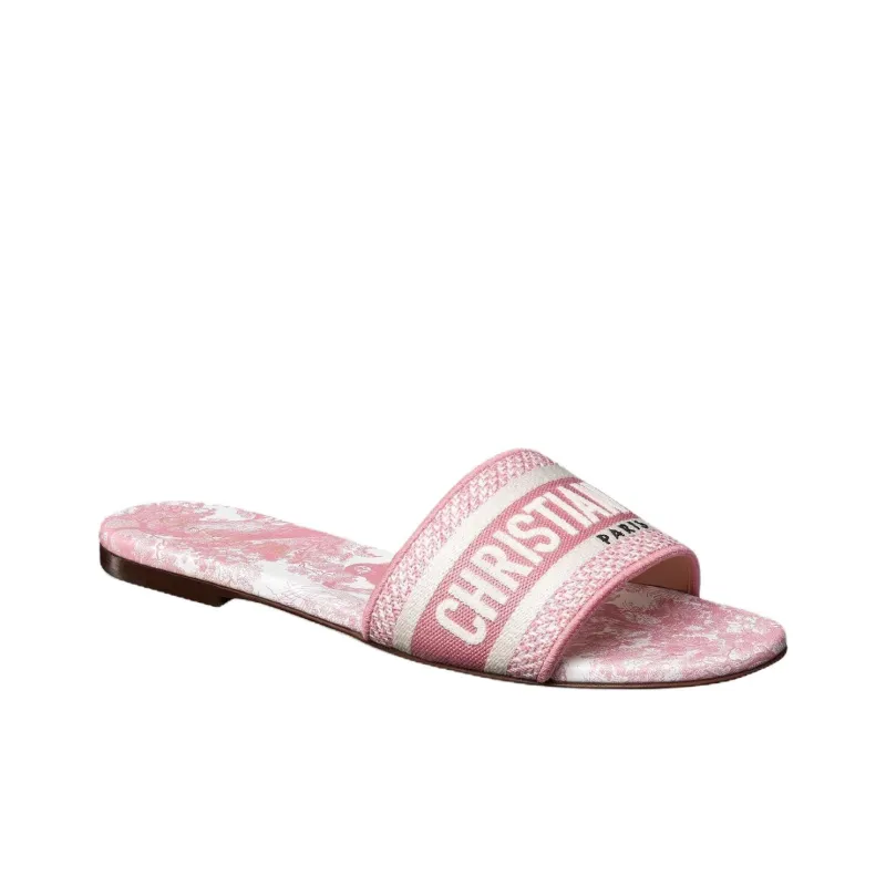 DIOR Dioriviera Slide Slippers Women's Pink-2