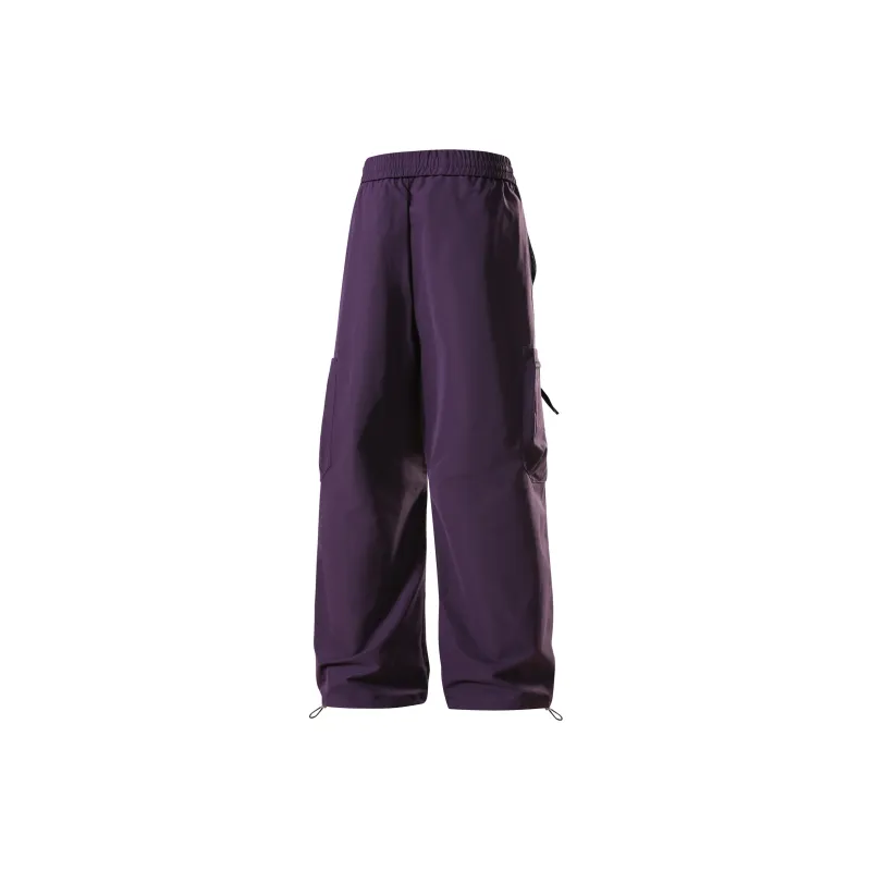 SWAMP AREA Cargo Pants Unisex Black-6