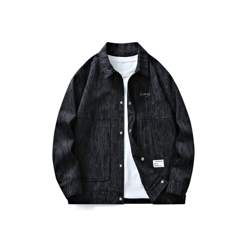 ROBINHOOD Jackets Coats Unisex Black Gray-0