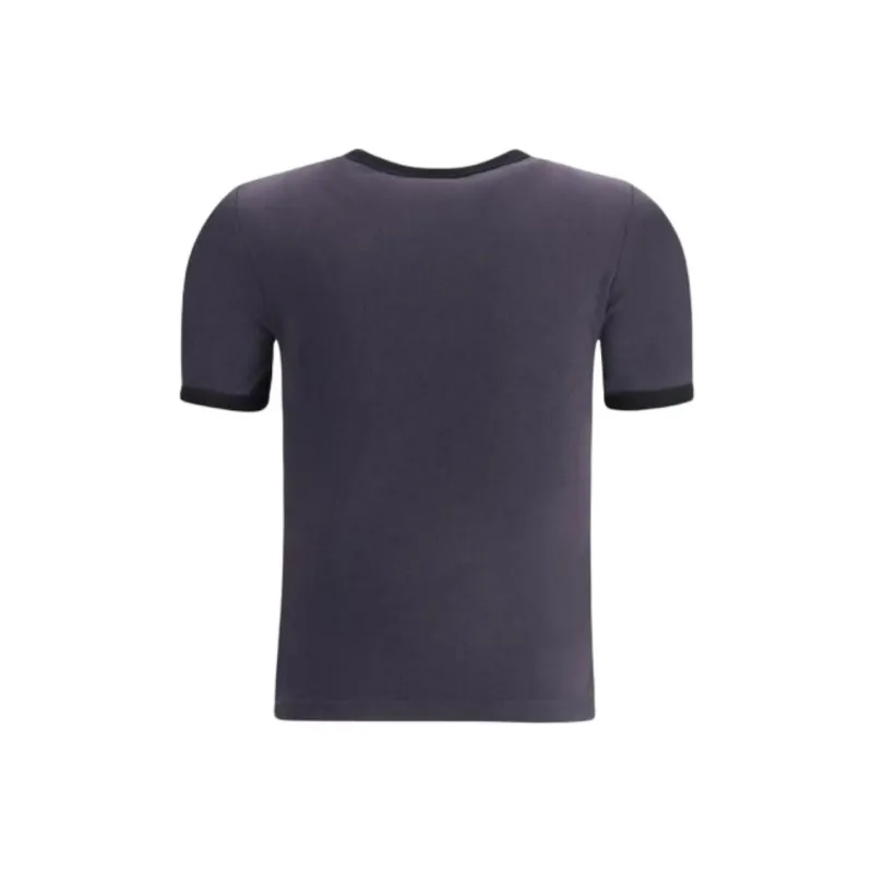 Courrèges Heritage T Shirt 'Denim/Black'-1