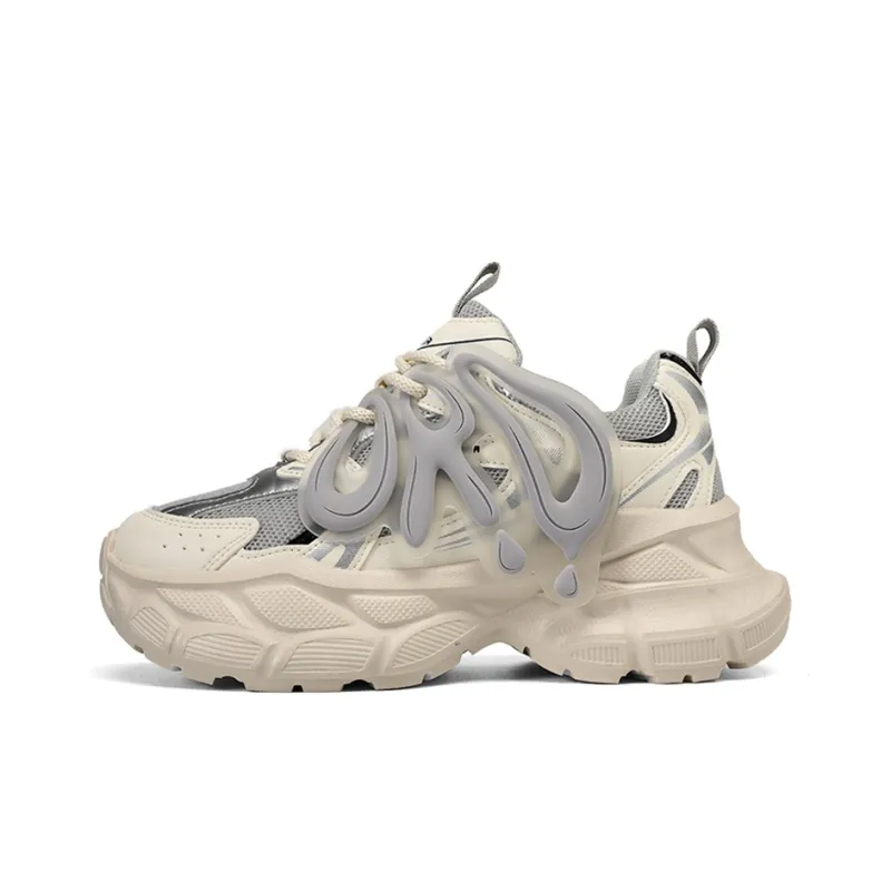 ORD Anti-Slip And Wear-Resistant Lightweight Low-Top Chunky Sneakers Women's-5