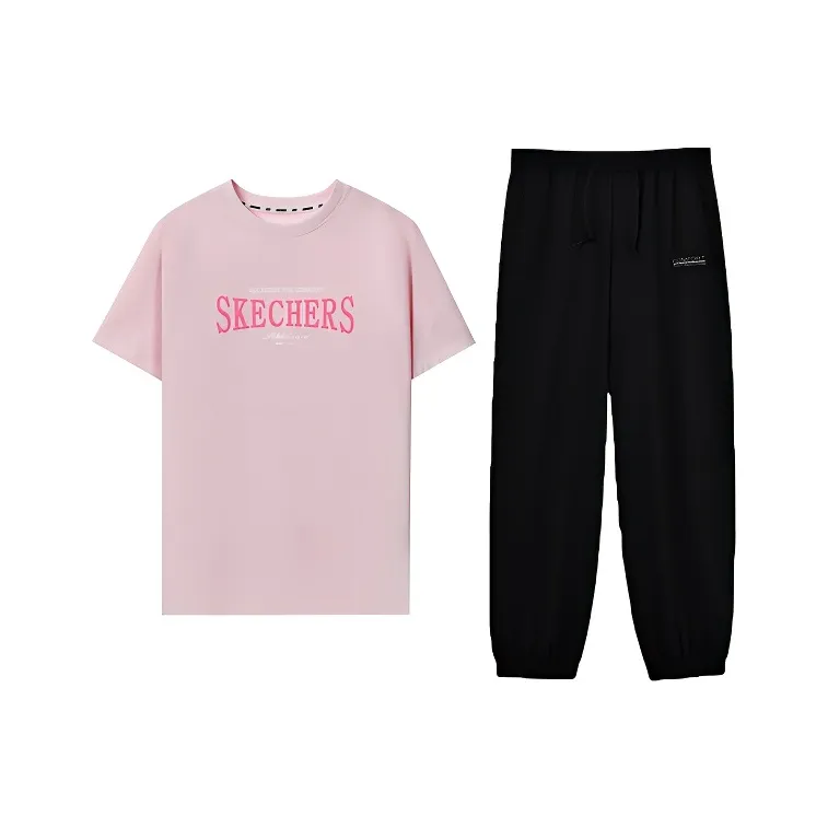 Skechers Basic Activity Collection Sports League Collection Casual Sportswear Men's 2 Piece Set-0
