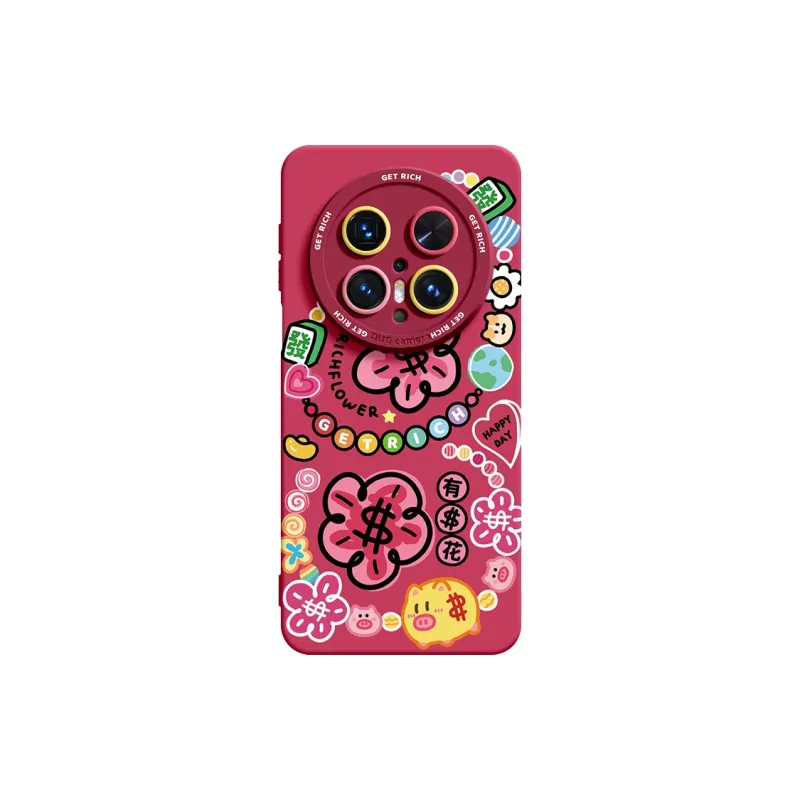 SUPER MOUSE Silicone Material Phone Cases Compatibility Huawei Mate 70/60/50/40/30/Pro Cute Style Couple Artistic-3