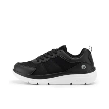 Fitville Cushioned Slip Resistant Low Top Casual Shoes Men's Black Plus Size Men's Shoes