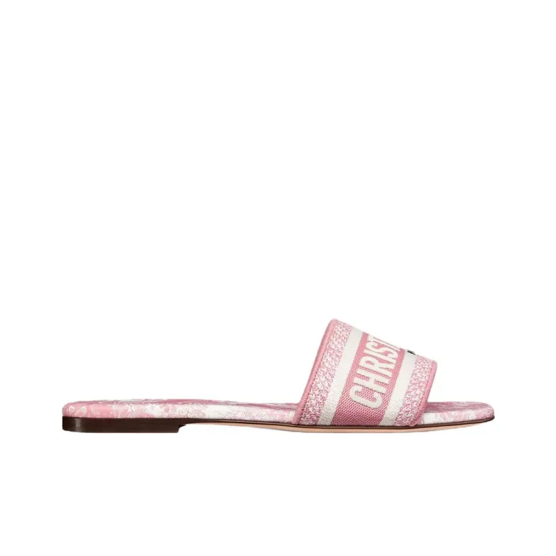 DIOR Dioriviera Slide Slippers Women's Pink-1