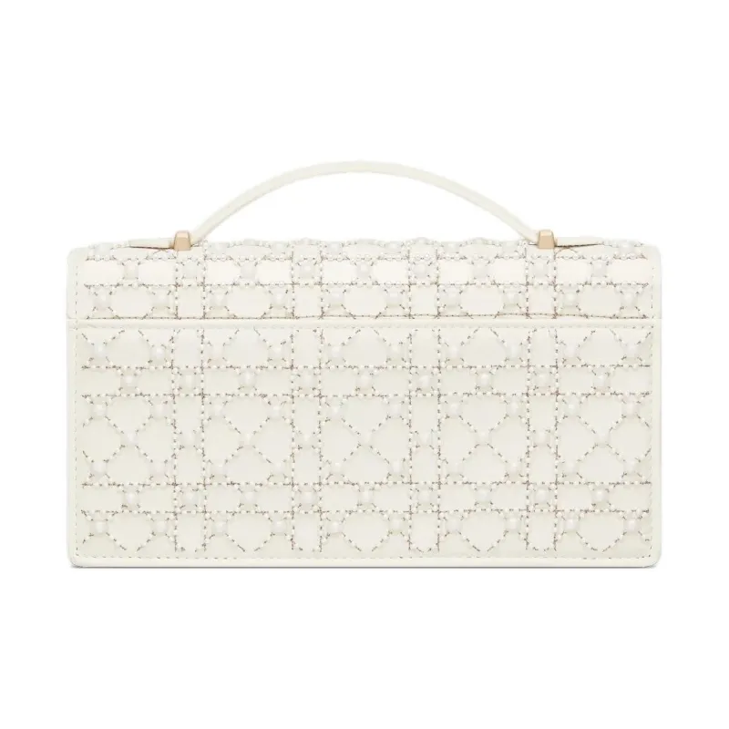 DIOR My Dior Calfskin Shoulder Bag, Crossbody Bag, Handbag Mini Women's Latte-3