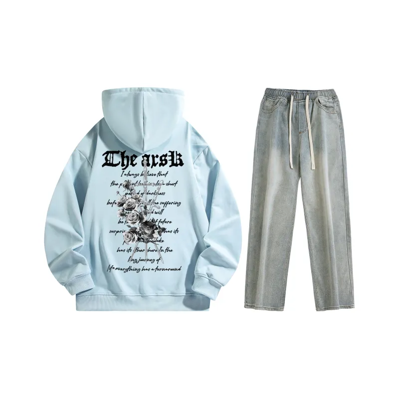 A.X.S.K Sweatshirt Sets Unisex-179