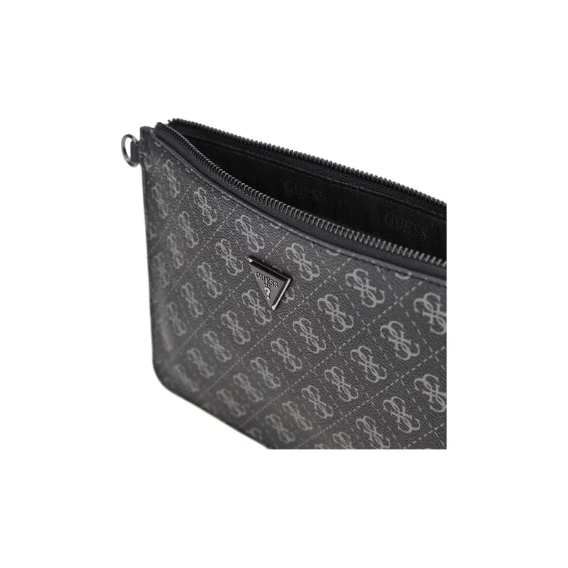 GUESS Polyurethane Clutch Men's Black-4