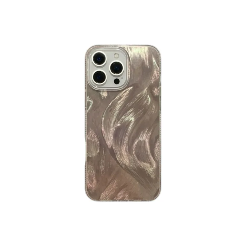 Koman ABS+PC Material Multicolor Feather Yarn Phone Cases Compatible With Apple IPhone 12/13/14/15/16/Pro/Mac-28