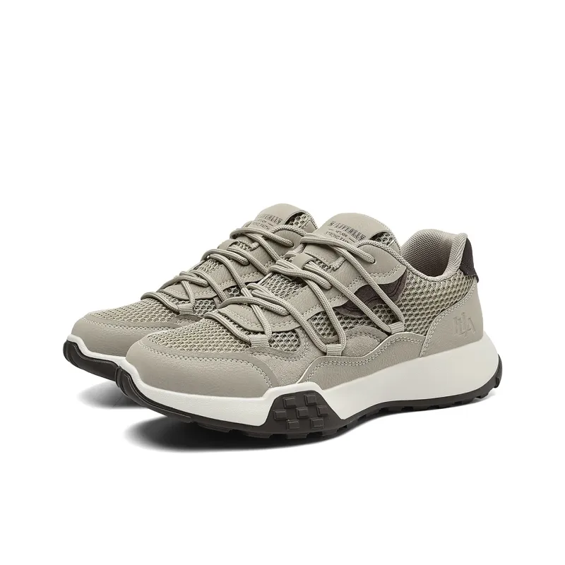 HLA Trendy Height Increasing Wear-Resistant Athletic Shoes Breathable Mesh Running Casual Shoes Men's-8