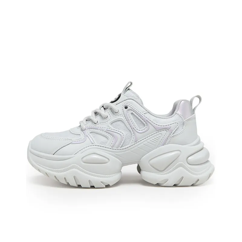 C°BANNER Height Increasing Wear-Resistant Breathable Slip-Resistant Low-Top Chunky Sneakers Women's-5