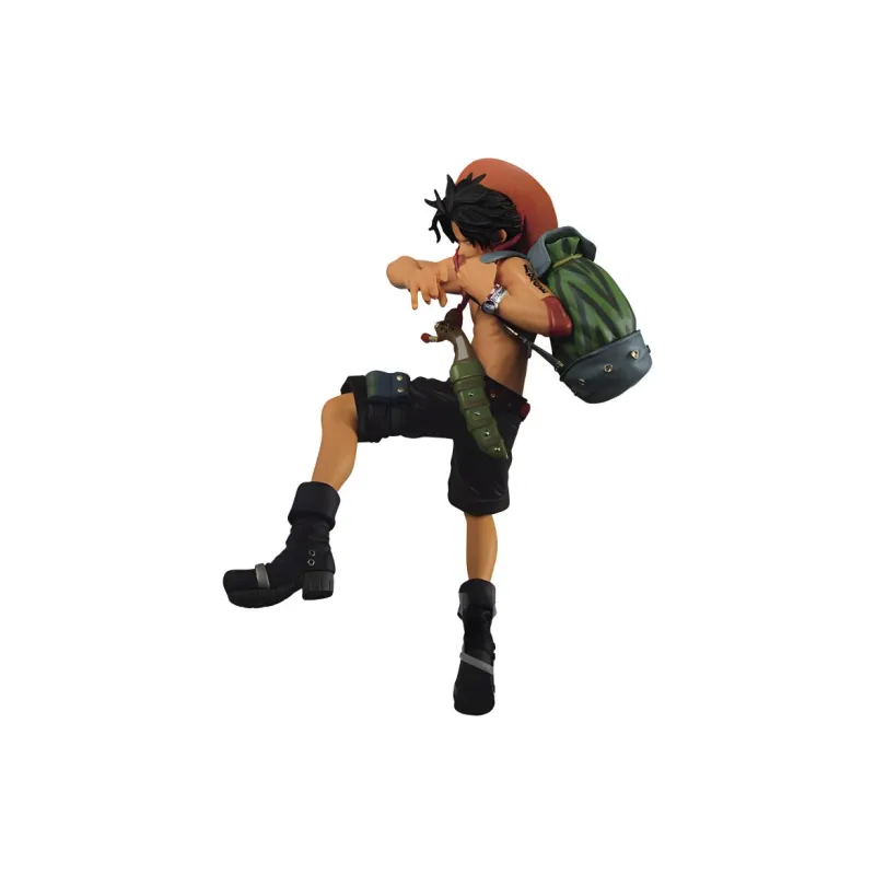 BANPRESTO Portgas D. Ace Glass Factory One Piece Styling King Bonus Gifts 9cm-3