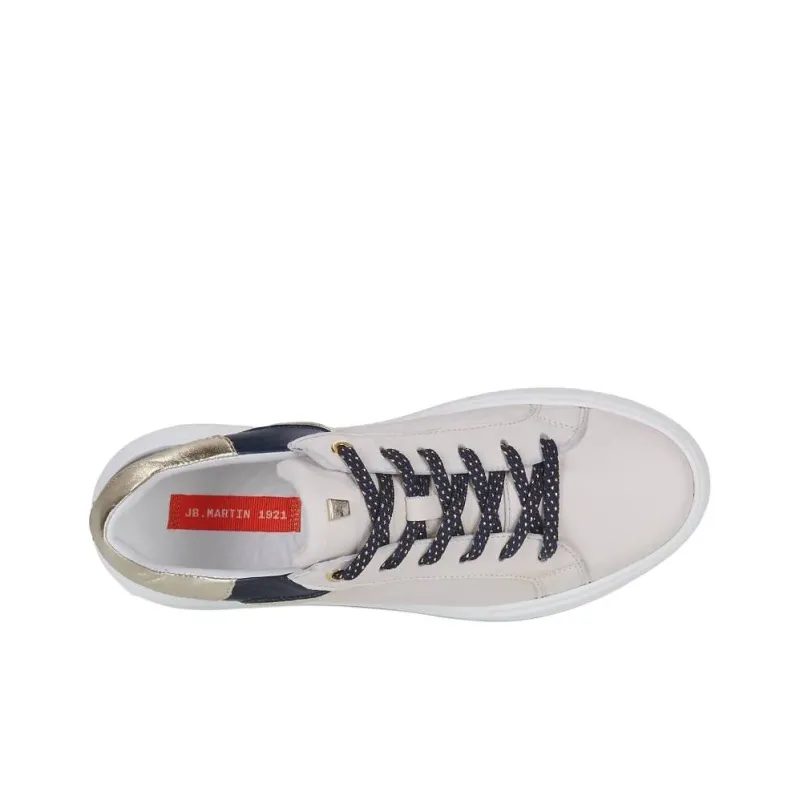 JB MARTIN Low-Top Skateboard Shoes Women's White-4