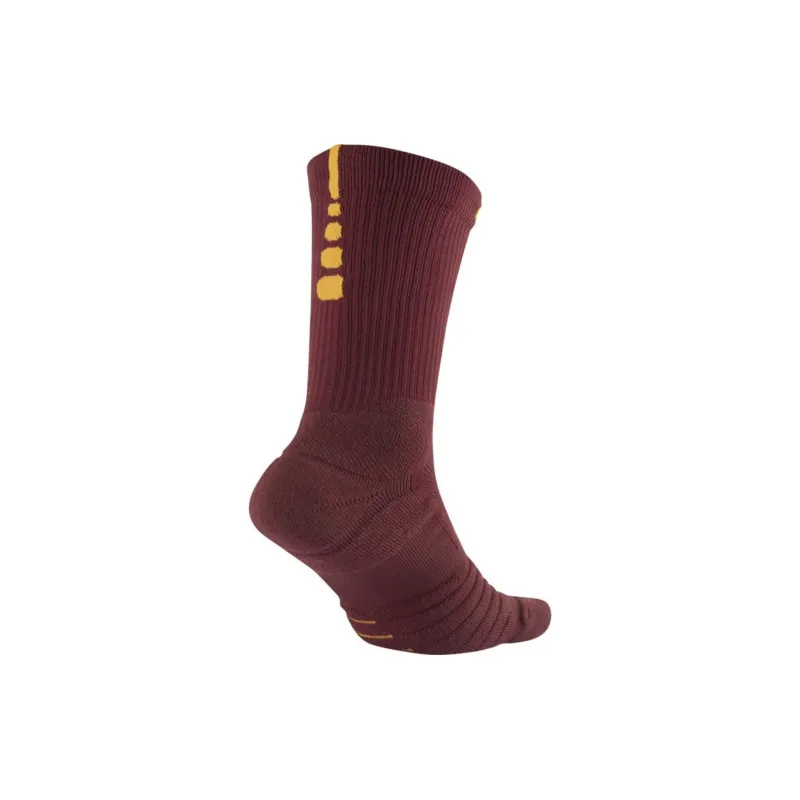Nike x NBA Elite Quick Crew TeamRed Basketball Socks Unisex 1 Pack Chestnut-2