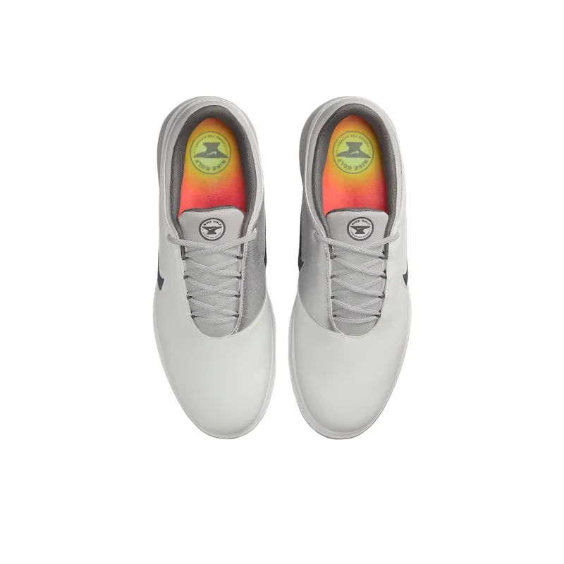 Nike Victory Tour 4 Abrasion Resistant Low Top Golf Shoes Unisex White Gray-3