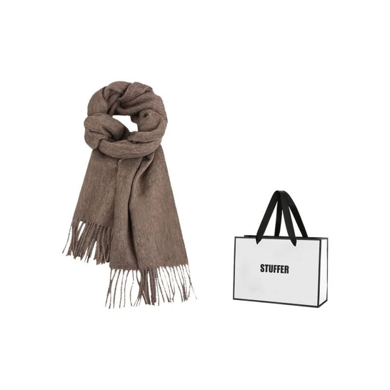 STUFFER 100% Wool Knit Scarves Unisex-8