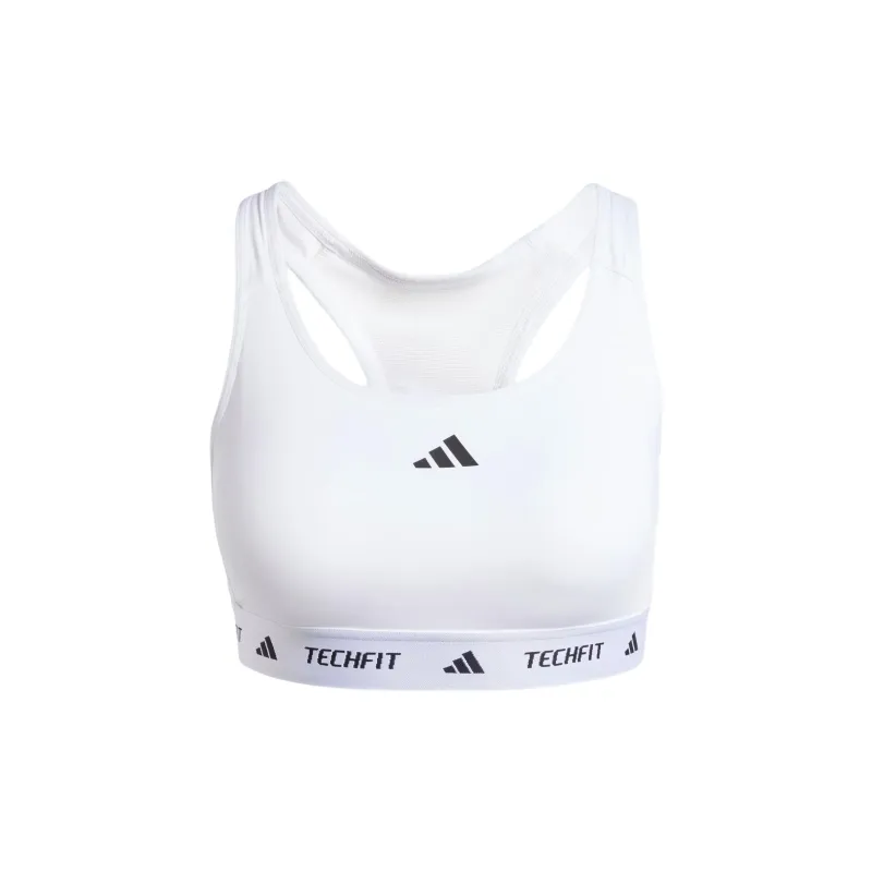Adidas Techfit Medium-Support Bra Bra Women's White-0