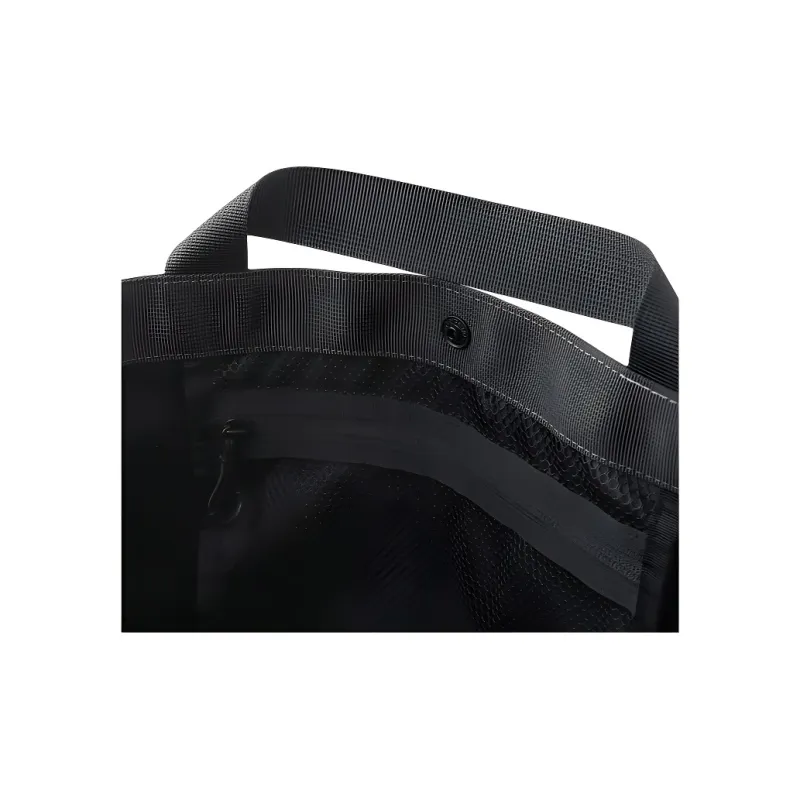 And Wander Polyester Tote Bag, Shopping Bag, Shoulder Bag, Crossbody Bag, Handbag Unisex Black-4