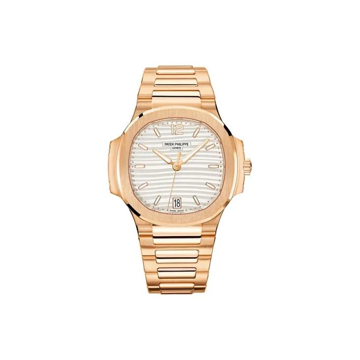 PATEK PHILIPPE Sporty Elegant NAUTILUS Series Nautilus Automatic Mechanical Movement Women's Watch 35.2mm White Dial-0