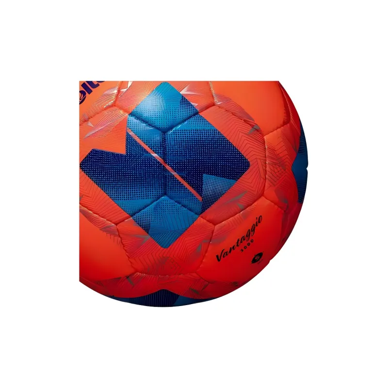 Molten Size 5 Ball Soccer Synthetic Leather Machine Stitched Soccer Ball Unisex Power Orange X Blue-1