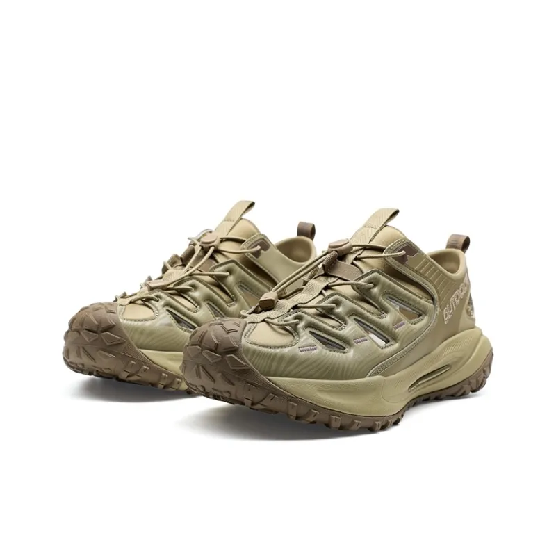 XTEP Slip Resistant Quick Dry River Trekking Shoes Men's Green-2