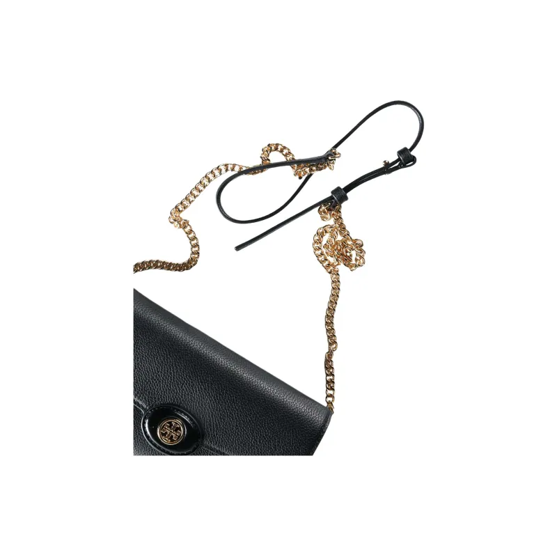 TORY BURCH Leather Wallet, Crossbody Bag, Shoulder Bag Women's Black-2