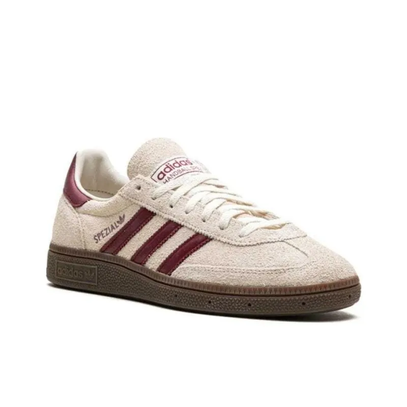 Adidas Handball Spezial Off White Collegiate Burgundy Women's-2