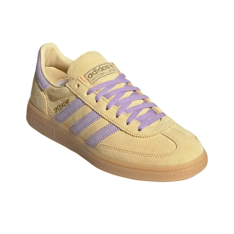 Adidas Originals HANDBALL SPEZIAL Abrasion Resistant Low Top Skateboard Shoes Women's Light Orange Yellow-2