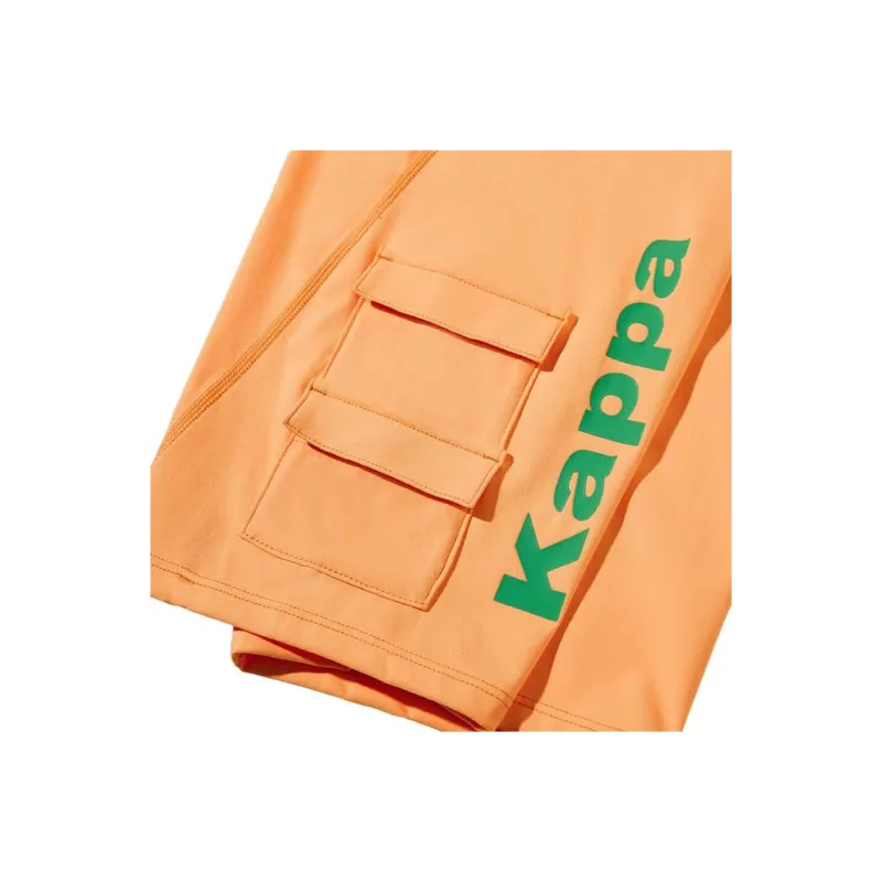 Kappa FW/AW22 Sports Shorts Women's Neon Orange Yellow-3