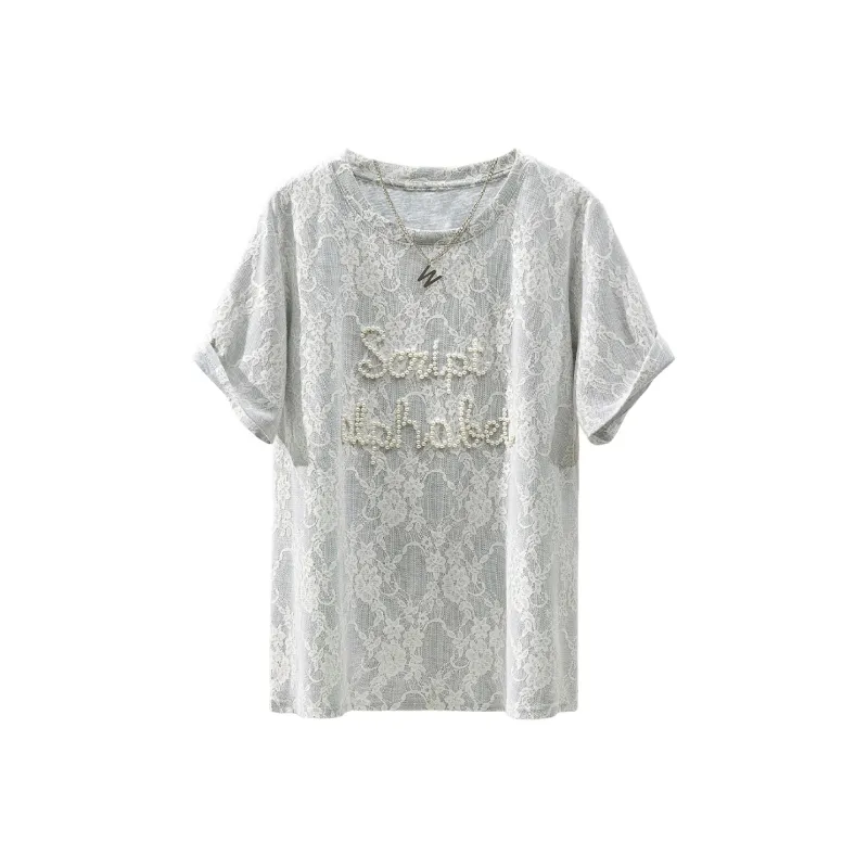 TOUCH T Shirt Women's Light Gray-0