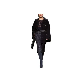 CHANEL FW24 Coats Women's Black