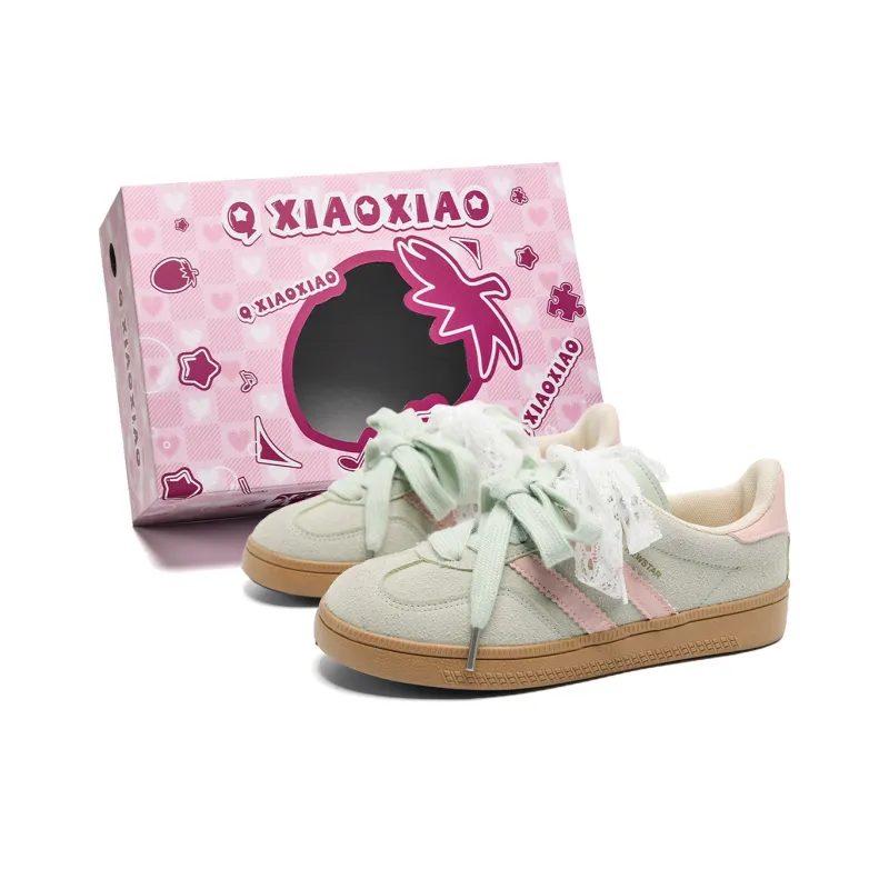 Circle Small Coverage Abrasion Resistant Lightweight Low Top Skateboard Shoes Women's-17