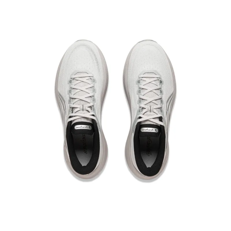 LiNing Yueying 5 Height Increasing Cushioning And Abrasion Resistant Low Top Sprint Running Shoes Men's Calm Gray-3