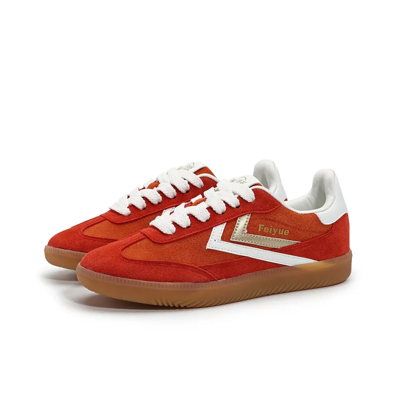 Dafu leaps forward Skateboard Shoes Unisex Low Top Ancora Red/Blue/Brown/Khaki/Orange/Ginger Yellow-18