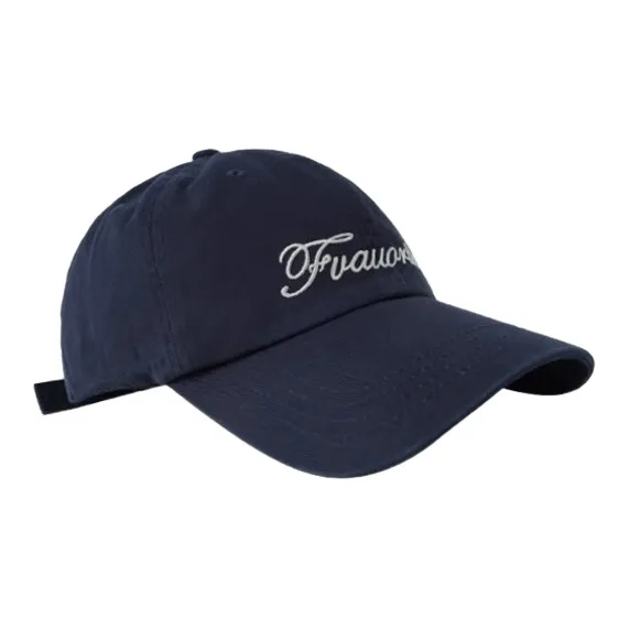 FREE RABBITⅡ Korean Style Trendy Letter Embroidery Accentuates Face Baseball Caps Unisex-7