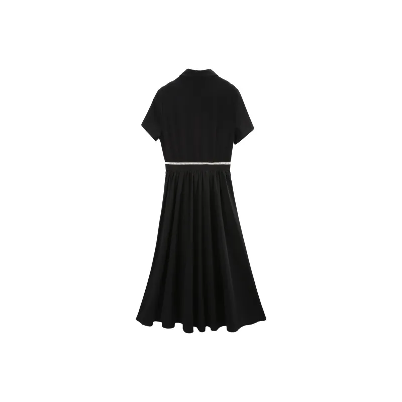 A Paradise For Awakening Short Sleeved Dress Women's Black-1