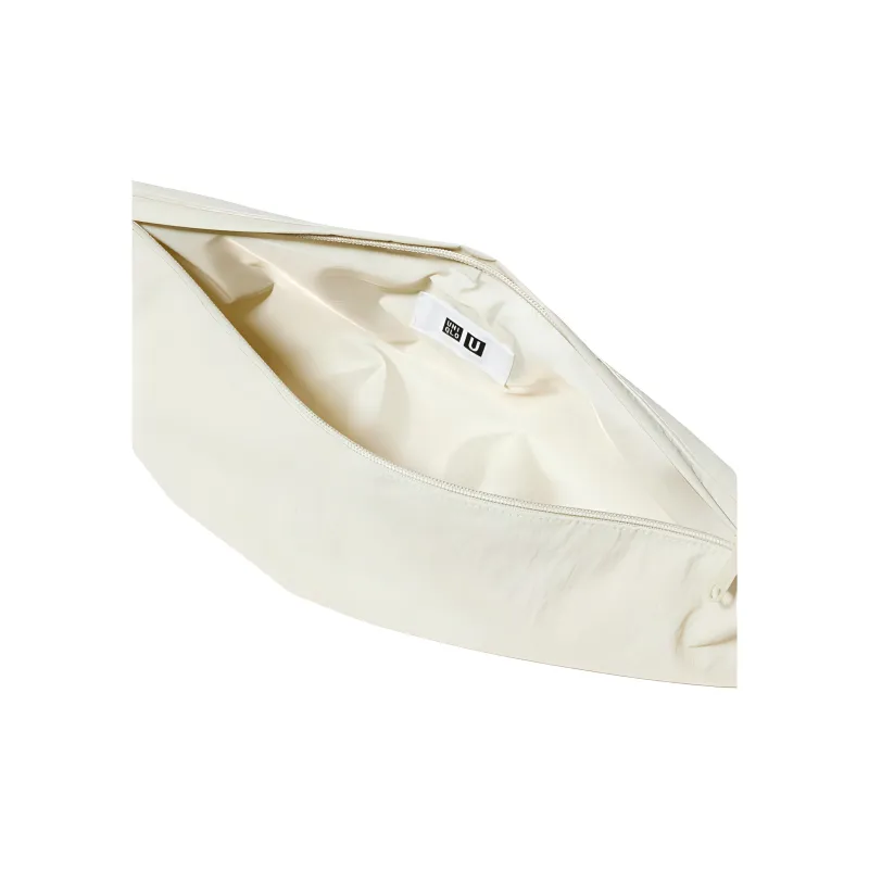 UNIQLO Polyamide Crossbody Bag Unisex Beige-1