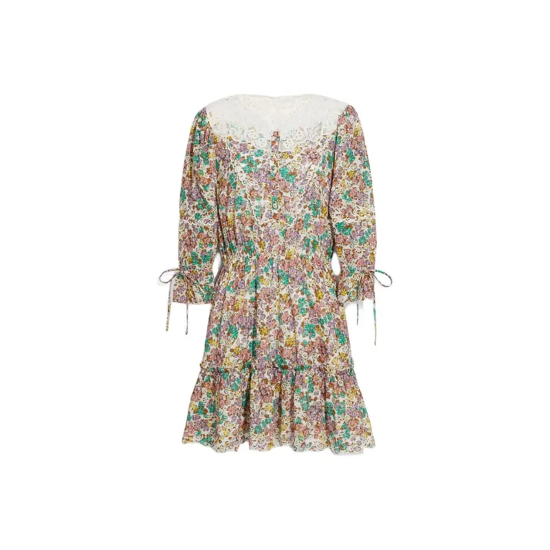 COACH Long Sleeved Dress Women's Multicolor-0