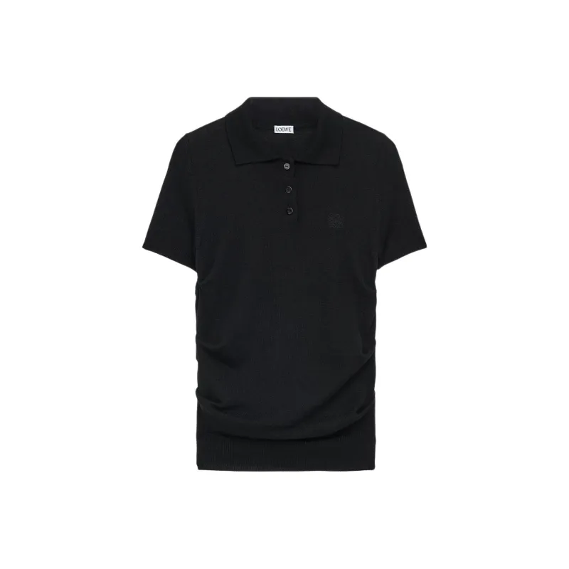 LOEWE SS25 Polo Shirt Women's Black-0