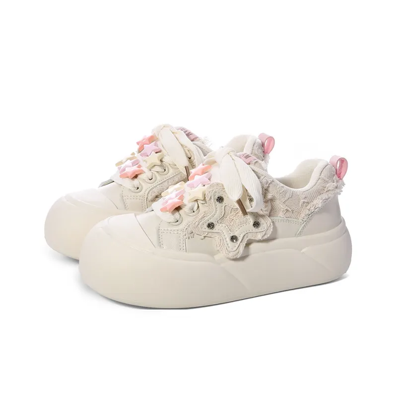 Lovely You Lightweight Cushioning Wear-Resistant Low-Top Skateboard Shoes Women's-50