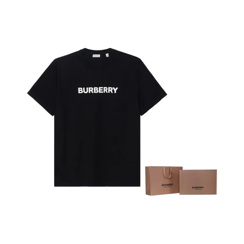 Burberry Logo print Cotton T shirt-7