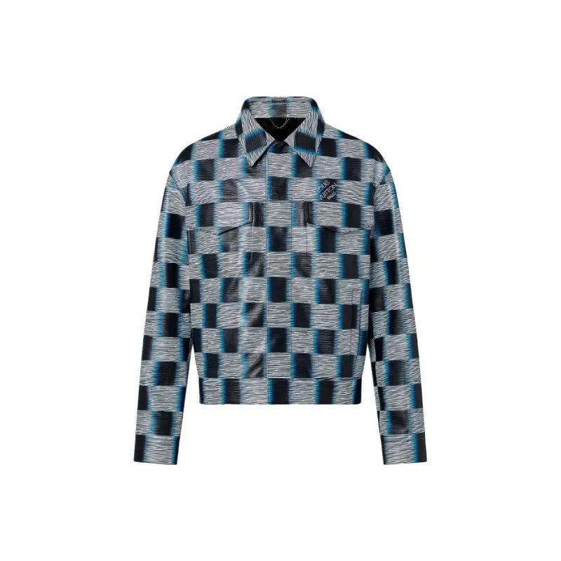 LOUIS VUITTON SS24 Leather Jacket Men's Multicolor-0